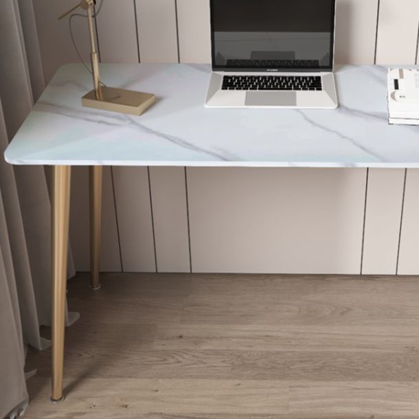 Glam Style Writing Desk Rectangular Home Parsons Base Office Desk Clearhalo 'furn' 'furn_office_desk' 'Furniture' 'furniture_office_desk' 'Office Desks' 'Office Furniture' 'office_desk' 1200x1200_8cd02b95-d348-4854-a17b-cf09e60cbd48