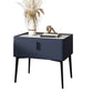 Modern houten nachtkastje met lade 19,6 "Tall Solid Color Nightstand