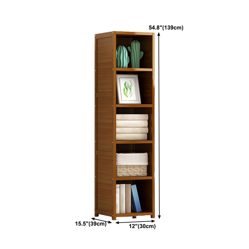 Libreria in bambù libreria in stile moderno per home office 12 "w x 15,5" d