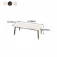 Modern Matte Finish Faux Marble Table Rectangle 4 Legs Dining Table Clearhalo ' dining_table' 'Dining Tables & Seating' 'Dining Tables' 'furn' 'furn_dining_table' 'Furniture' 'furniture_dining_table' 'Kitchen & Dining Furniture' 'kitchen&dining_furn' 'kitchen' 'kitchen_dining_table' 1200x1200_8cd6bbd2-e62b-4b8f-ad6e-a6fc27cda9e3