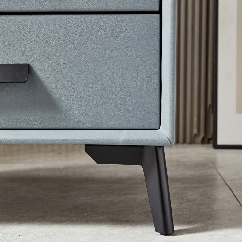 Mobile moderno comodino accento in legno massiccio per camera da letto