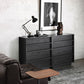 Industrial Solid Wood Accent Chest Rectangle Accent Chest with Drawer