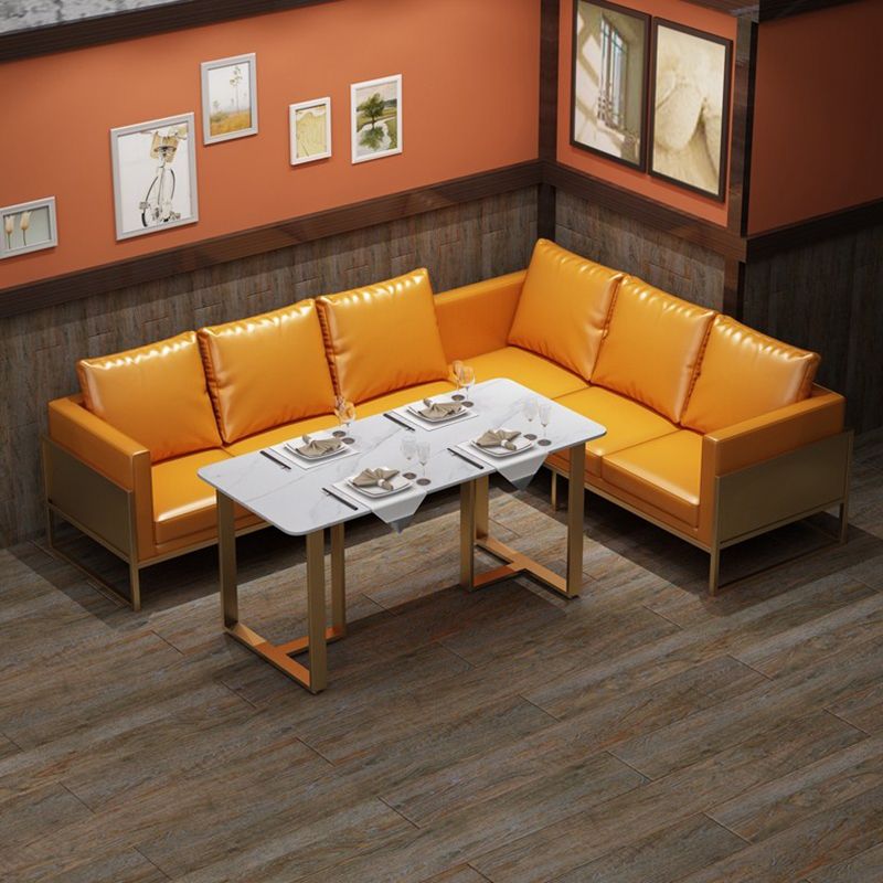 Industrial Rectangle Dining Table Sintered Stone Table with Double Pedestal for Dining Room Clearhalo ' dining_table' 'Dining Tables & Seating' 'Dining Tables' 'furn' 'furn_dining_table' 'Furniture' 'furniture_dining_table' 'Kitchen & Dining Furniture' 'kitchen&dining_furn' 'kitchen' 'kitchen_dining_table' 1200x1200_8cdab68a-b722-46a0-b707-0f56b0994a95
