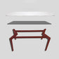 Stone Top Dining Table Modern Rectangle Table with 4 Wood Legs in Black Clearhalo 'Dining Tables & Seating' 'Dining Tables' 'dining_table' 'furn' 'furn_dining_table' 'Furniture' 'furniture_dining_table' 'Kitchen & Dining Furniture' 'kitchen' 'kitchen_dining_table' 1200x1200_8cdcac2d-65d9-4fbf-9eac-f00b2f4bfffe