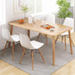 Standard Height Wooden Top Dining Set with 4 Light Brown Wood Legs for Dining Furniture Clearhalo 'Dining Room Sets' 'Dining Tables & Seating' 'dining_room_set' 'Furniture' 'furniture_dining_room_set' 'Kitchen & Dining Furniture' 'kitchen&dining_furn' 'kitchen' 1200x1200_8cded5c4-95f2-4e35-943d-ea12810c638e