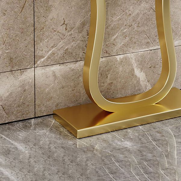 Tabla de consola Rectangle Glam 31.5 pulgadas de altura Acento de acento