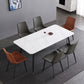 Industrial Sintered Stone Dining Table 4 Legs Base Rectangle Table for Home Clearhalo ' dining_table' 'Dining Tables & Seating' 'Dining Tables' 'furn' 'furn_dining_table' 'Furniture' 'furniture_dining_table' 'Kitchen & Dining Furniture' 'kitchen&dining_furn' 'kitchen' 'kitchen_dining_table' 1200x1200_8ce16bdd-3b5b-4dc0-8c29-d8831870bea1