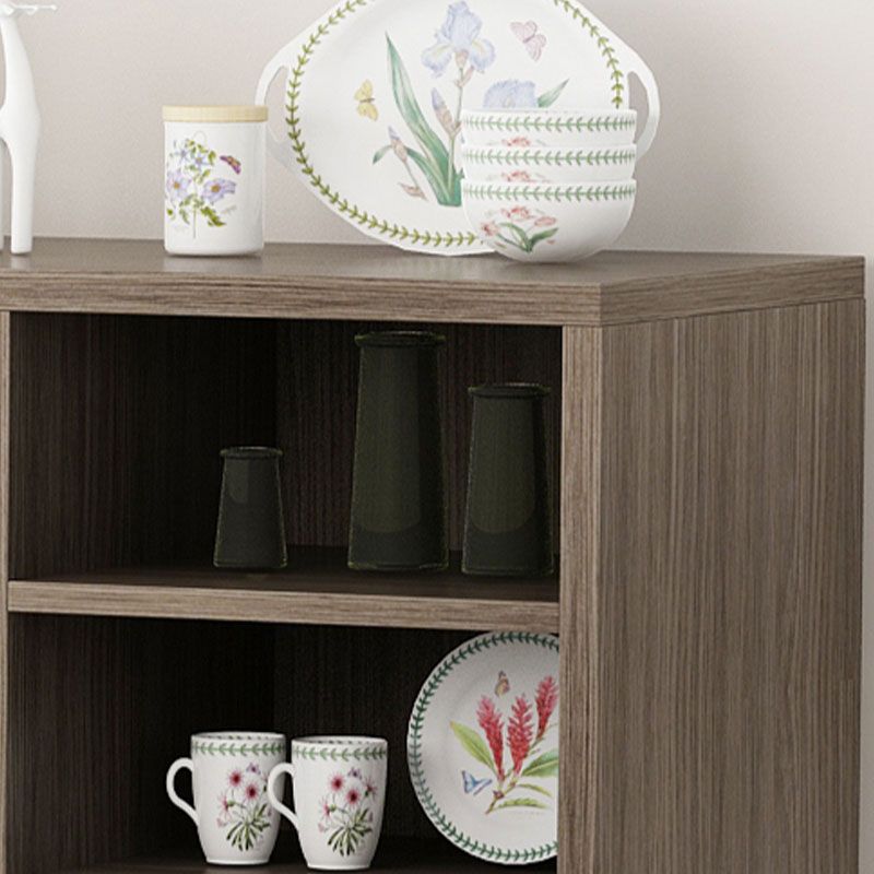 Server a buffet MDF moderno MDF a 1 porta 45.5 "H BUFFET per sala da pranzo