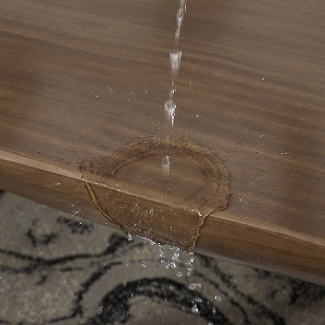 Scrivania rettangolare per scrivania in legno in pino con telaio host del computer