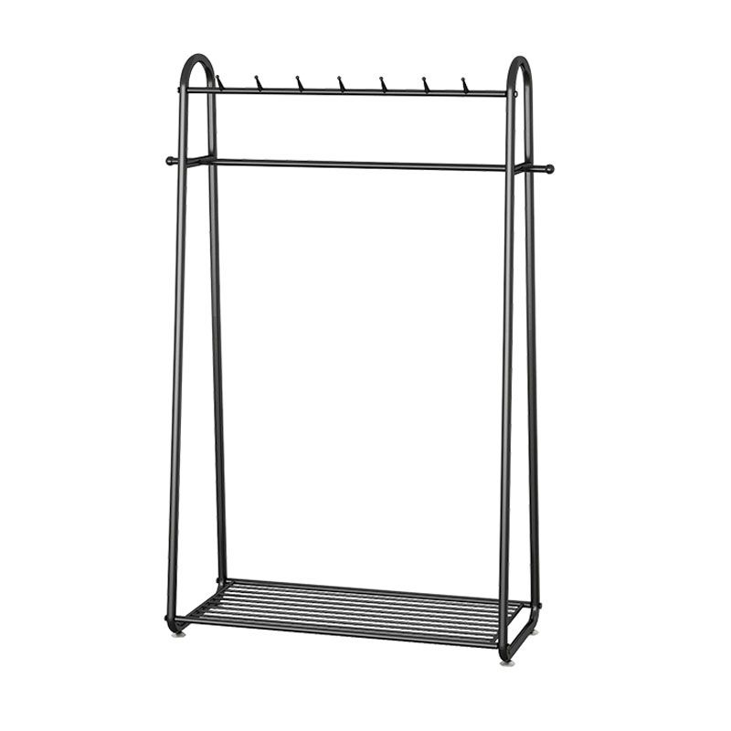 Perchero de suelo minimalista moderno con soporte de pasillo de metal para el hogar