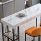 Stone Top Rectangle Bar Table with Metal Storage Base for Home Clearhalo 'Bar Furniture' 'Bar Tables' 'bar_tables' 'furn' 'furn_bar_tables' 'Furniture' 'Kitchen & Dining Furniture' 1200x1200_8ce8df23-b3d2-4d93-b44a-c9fdc3e48789