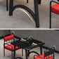 Modern Furniture 1/2/3/5/7/9 Pieces Sintered Stone Dining Set in Black Clearhalo 'Dining Room Sets' 'Dining Tables & Seating' 'dining_room_set' 'furn' 'furn_dining_room_set' 'Furniture' 'Kitchen & Dining Furniture' 1200x1200_8ceb0ac3-f35c-44c7-a82f-0fdc6c0c9856