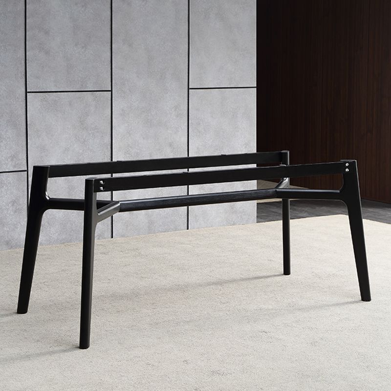 Modern Rectangle Dinette Set 1/4/5/7 Pieces Black Stone Top Indoor Dining Set Clearhalo 'Dining Room Sets' 'Dining Tables & Seating' 'dining_room_set' 'furn' 'furn_dining_room_set' 'Furniture' 'Kitchen & Dining Furniture' 1200x1200_8cebc041-3684-47ee-98ea-6639cc2f885e