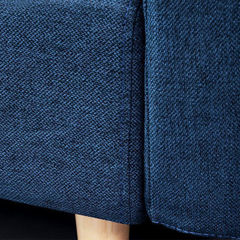 Cotton Blend Loose Back Square Arm Slipcovered Convertible Sofa Bed for Apartment Clearhalo 'furn' 'furn_sofas' 'Furniture' 'Living Room Furniture' 'Sofa' 'sofas' 1200x1200_8cec6ec9-21a5-4ce9-8043-3989d96689a7