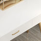 Glam Makeup Counter with 2 Drawers in White Vanity Table for Bedroom Clearhalo 'Bedroom Furniture' 'furn' 'furn_makeup_vanities' 'Furniture' 'Makeup Vanities' 'makeup_vanities' 1200x1200_8ceccadd-d1fe-4f64-8494-136e3e3a209f
