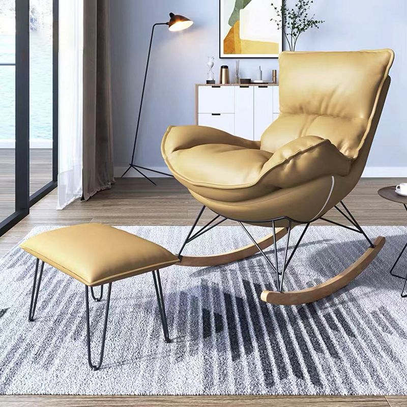 Chaise à bascule canapé d'alimentation mère