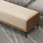 Rectangle Bedroom Bench Modern Seating Bench with Upholstered and Metal Legs Clearhalo 'Benches' 'Chairs & Seating' 'furn' 'furn_benches' 'Furniture' 'Living Room Furniture' 1200x1200_8ceee8d2-a8d7-4f3d-8963-17be8463850a