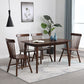 Contemporary Solid Wood Rectangle Shape Dining Furniture 4 Wood Legs Formal for Dining Furniture Clearhalo 'Dining Room Sets' 'Dining Tables & Seating' 'dining_room_set' 'furn' 'furn_dining_room_set' 'Furniture' 'furniture_dining_room_set' 'Kitchen & Dining Furniture' 'kitchen&dining_furn' 'kitchen' 1200x1200_8cf06dc4-6e4e-467d-990e-e84752cbd921