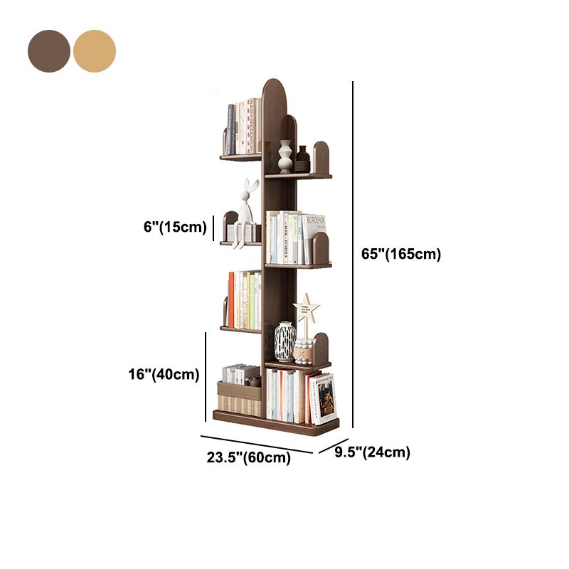 Modern Style Open Bookshelf Solid Wood Shelf Bookcase for Home Clearhalo 'Bookcases' 'furn' 'furn_bookcases' 'Furniture' 'furniture_bookcases' 'Office Furniture' 1200x1200_8cf15f70-cbfc-415c-98aa-3ced2357978a