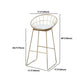 Glam Style Round Bar Table Set 1/3/5 Pieces Solid Wood Counter Table for Indoor Clearhalo 'Bar Furniture' 'furn' 'furn_home_bar_bar_sets' 'Furniture' 'Home Bars & Bar Sets' 'home_bar_bar_sets' 'Kitchen & Dining Furniture' 1200x1200_8cf1b6c2-250f-442c-80ba-9ef50256edee