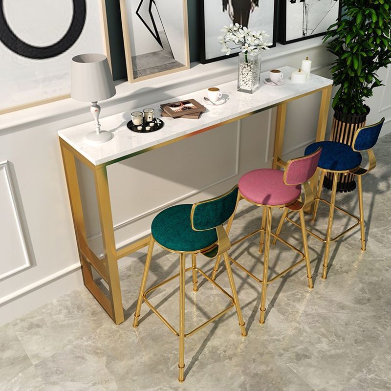 Glam 1/4/9 Piezas Mesa de mesa de barras de la barra con taburetes para tiendas de té de leche