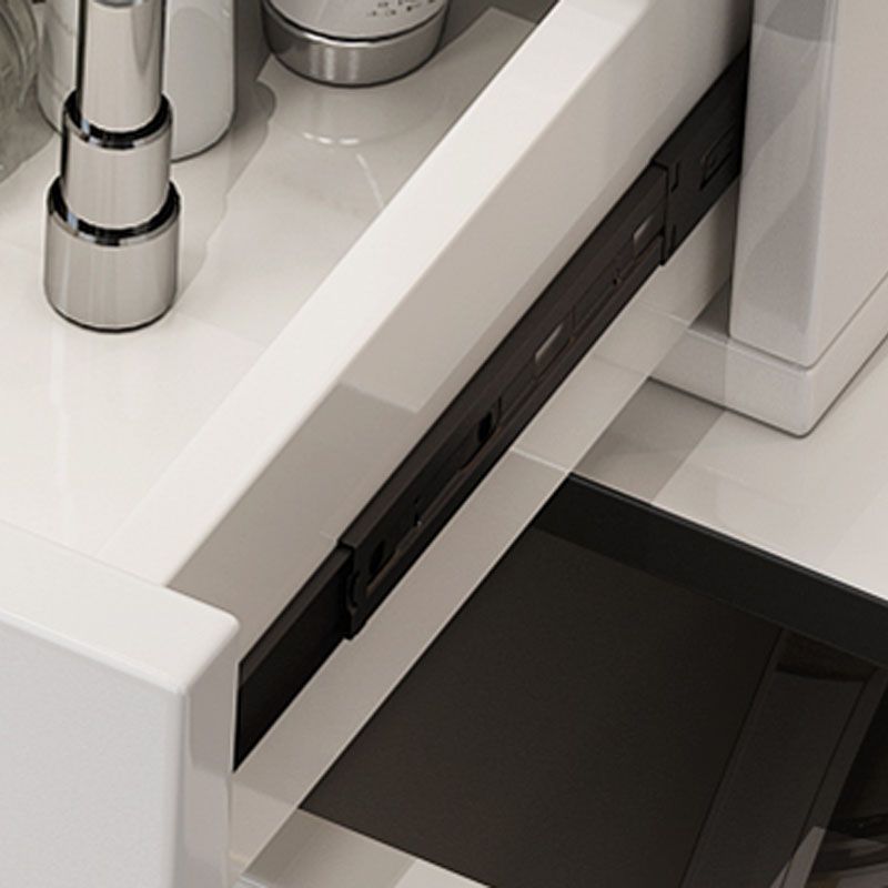 White Mirrored Vanity Bedroom Make-up Vanity Table Set with 5 Drawers Clearhalo 'Bedroom Furniture' 'furn' 'furn_makeup_vanities' 'Furniture' 'Makeup Vanities' 'makeup_vanities' 1200x1200_8cf53c69-da8d-4845-8f9d-00e7522d403a