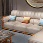Solid Wood L-Shape Sectional Sofa Genuine Leather 3/4-Seat Sofa with Chaise Clearhalo 'furn' 'furn_sectionals' 'Furniture' 'Living Room Furniture' 'Sectionals' 1200x1200_8cf7ab83-2b7f-4bb5-be42-992044e4b47c