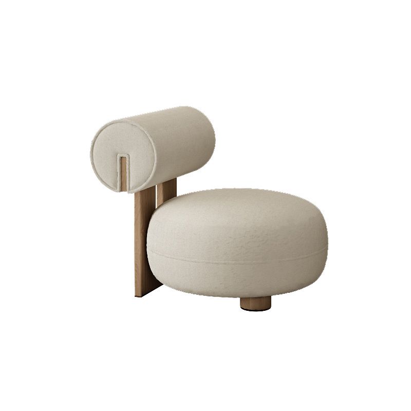 31.49" Wide Wool Curved Sofa Armless Sofa for Living Room, Apartment Clearhalo 'furn' 'furn_sofas' 'Furniture' 'Living Room Furniture' 'Sofa' 'sofas' 1200x1200_8cf7c530-ad9e-4e58-a7da-42bf788c4016