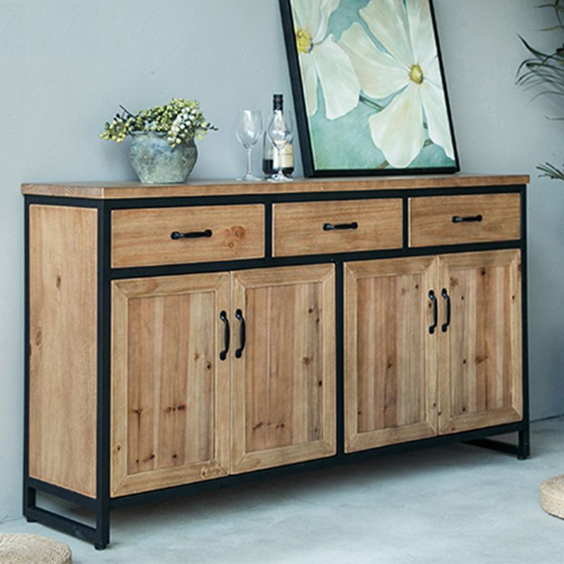 Sideboard a buffet per pranzo contemporaneo con armadi e cassetti