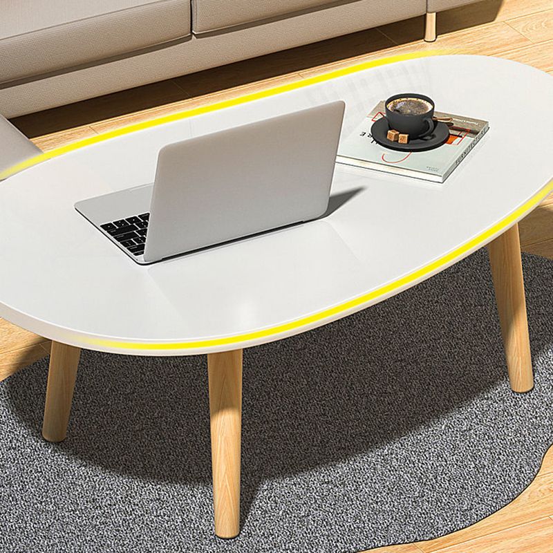 Modern Wood Side Table Bedroom No Distressing End Table with 4 Legs Clearhalo 'Coffee & Accent Tables' 'Coffee Tables' 'coffee_tables' 'furn' 'furn_coffee_tables' 'Furniture' 'Living Room Furniture' 1200x1200_8cf961ef-a7eb-4fa0-9de1-6742eb28bfdc