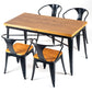 Industrial Style Solid Wood Furniture with Standard Height Dining¬†Room¬†Table¬†Set Clearhalo 'Dining Room Sets' 'Dining Tables & Seating' 'dining_room_set' 'furn' 'furn_dining_room_set' 'Furniture' 'furniture_dining_room_set' 'Kitchen & Dining Furniture' 'kitchen&dining_furn' 'kitchen' 1200x1200_8cfa35b6-b718-470f-93e7-48fde292889e