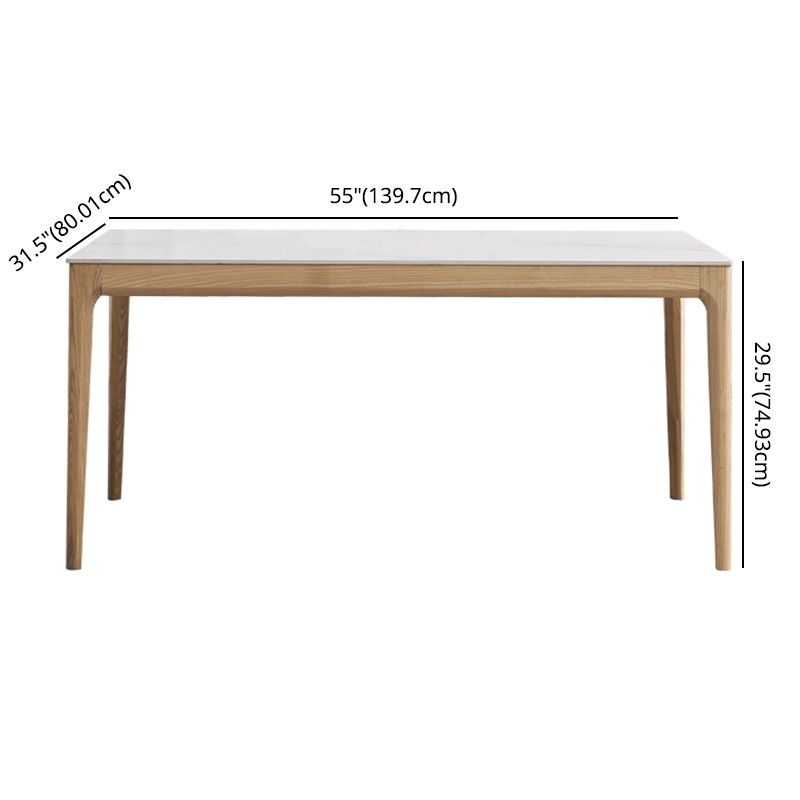 Dining Room Set Minimalist with Solid Wood Table and Upholstered Chairs Clearhalo 'Dining Room Sets' 'Dining Tables & Seating' 'dining_room_set' 'furn' 'furn_dining_room_set' 'Furniture' 'furniture_dining_room_set' 'Kitchen & Dining Furniture' 'kitchen&dining_furn' 'kitchen' 1200x1200_8cfb13fd-d400-4109-9372-240151632618