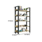 Modern Etagere Mental Bookcase Open Back Bookshelf for Balcony and Living Room Clearhalo 'Bookcases' 'furn' 'furn_bookcases' 'Furniture' 'Office Furniture' 1200x1200_8cfb77bd-507c-45d3-b416-8a5bc0fddc6a