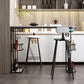 Glam Style 1/2/3 Pieces Bar Table Set Rectangle Stone Bar Table with Metal High Stools Clearhalo 'Bar Furniture' 'furn' 'furn_home_bar_bar_sets' 'Furniture' 'Home Bars & Bar Sets' 'home_bar_bar_sets' 'Kitchen & Dining Furniture' 1200x1200_8cfc5ec3-e4e0-4986-80ce-ed3771bcdb30
