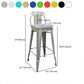 Modern Squared Counter Stools Armless Iron Indoor Bar Stool with Footrest Clearhalo 'Bar Furniture' 'Bar Stools' 'bar_stools' 'furn' 'furn_bar_stools' 'furniture_bar_stools' 'Kitchen & Dining Furniture' 'kitchen&dining_furn' 'kitchen' 'kitchen_furn' Furniture' 1200x1200_8cff2f1f-b1d6-4018-878e-453456d14421