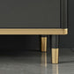 Console porta TV in pietra Console multimediale per TV con contenitore chiuso con gambe