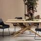 Rectangle Oak Solid Wood Table in Nature Modern Dining Table with Wooden Pedestal Clearhalo ' dining_table' 'Dining Tables & Seating' 'Dining Tables' 'furn' 'furn_dining_table' 'Furniture' 'furniture_dining_table' 'Kitchen & Dining Furniture' 'kitchen&dining_furn' 'kitchen' 'kitchen_dining_table' 1200x1200_8cfffc1c-cf82-4c16-969d-39acfa66a75c