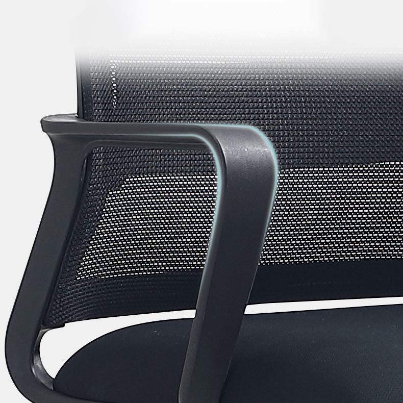 Contemporary Adjustable Office Chair Mid-Back Swivel Desk Chair Clearhalo 'furn' 'furn_office_chair' 'Furniture' 'Office Chairs' 'Office Furniture' 'office_chair' 1200x1200_8d00bdcf-906d-4198-8523-834cc4538425