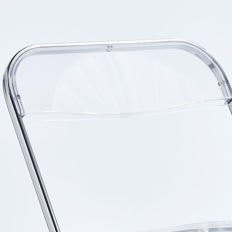 Nordic Style Armless Metal Dining Chairs Stackable Folding Side Chair for Home Use Clearhalo ' kitchen&dining_furn' 'Dining Chairs' 'Dining Tables & Seating' 'dining_chair' 'furn' 'furn_dining_chair' 'Furniture' 'furniture_dining_chair' 'Kitchen & Dining Furniture' 'kitchen' 1200x1200_8d01c728-2120-47a4-aa41-044a452516f4