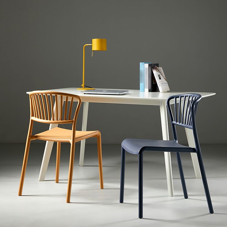 Scandinavian Plastic Dining Armless Chair Open Back Side Chairs Clearhalo 'Dining Chairs' 'Dining Tables & Seating' 'dining_chair' 'furn' 'furn_dining_chair' 'Furniture' 'furniture_dining_chair' 'Kitchen & Dining Furniture' 1200x1200_8d06f3cc-a9d9-40ce-8cec-01ea5cd49b06