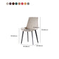Industrial Style Side Chair Faux Leather Side Dining Chair with Metal Base Clearhalo 'Dining Chairs' 'Dining Tables & Seating' 'dining_chair' 'furn' 'furn_dining_chair' 'Furniture' 'Kitchen & Dining Furniture' 1200x1200_8d073ccf-79f0-4f41-8c46-320306ed49cc