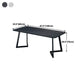 Modern Style Rectangle Stone Furniture Double Pedestal Dining Room Collection Clearhalo ' dining_table' 'Dining Tables & Seating' 'Dining Tables' 'furn' 'furn_dining_table' 'Furniture' 'furniture_dining_table' 'Kitchen & Dining Furniture' 'kitchen&dining_furn' 'kitchen' 'kitchen_dining_table' 1200x1200_8d07ddd6-a8f0-42b7-8dcd-b3b4b00291d4