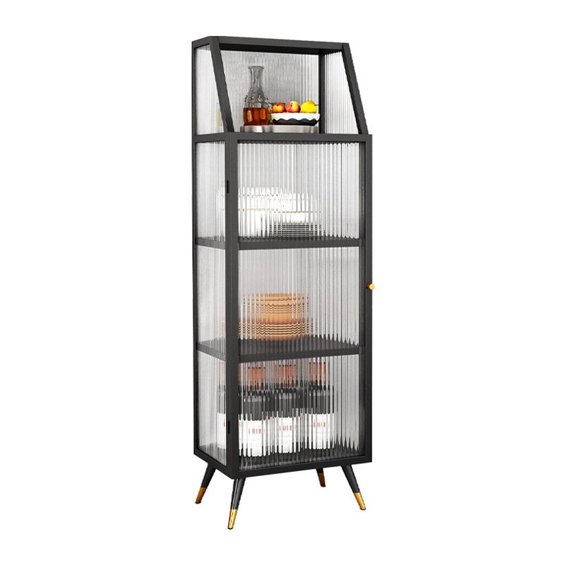 Glam in stile Glam Glass Distrino armadio a buffet largo 13,8 pollici