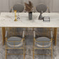 Traditional Luxury Dining Table Sintered Stone Table with Gold Frame for Home Use Clearhalo ' dining_table' 'Dining Tables & Seating' 'Dining Tables' 'furn' 'furn_dining_table' 'Furniture' 'furniture_dining_table' 'Kitchen & Dining Furniture' 'kitchen&dining_furn' 'kitchen' 'kitchen_dining_table' 1200x1200_8d0a107b-5a63-4b32-afe6-480a02fb1c70