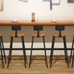 Pine Wood Bar Dining Table Industrial Rectangle Bar Table with Trestle Pedestal for Cafe Clearhalo 'Bar Furniture' 'Bar Tables' 'bar_tables' 'furn' 'furn_bar_tables' 'Furniture' 'furniture_bar_tables' 'Kitchen & Dining Furniture' 1200x1200_8d0afb71-6f3a-4c9f-9312-d408ff55b08b