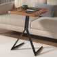 Metal and Wood Side Table Contemporary End Table for Living Room Clearhalo 'Coffee & Accent Tables' 'End & Side Tables' 'end_side_tables' 'furn' 'furn_end_side_tables' 'Furniture' 'Living Room Furniture' 1200x1200_8d0b1470-9f52-4db2-b68b-64c4d142ef14