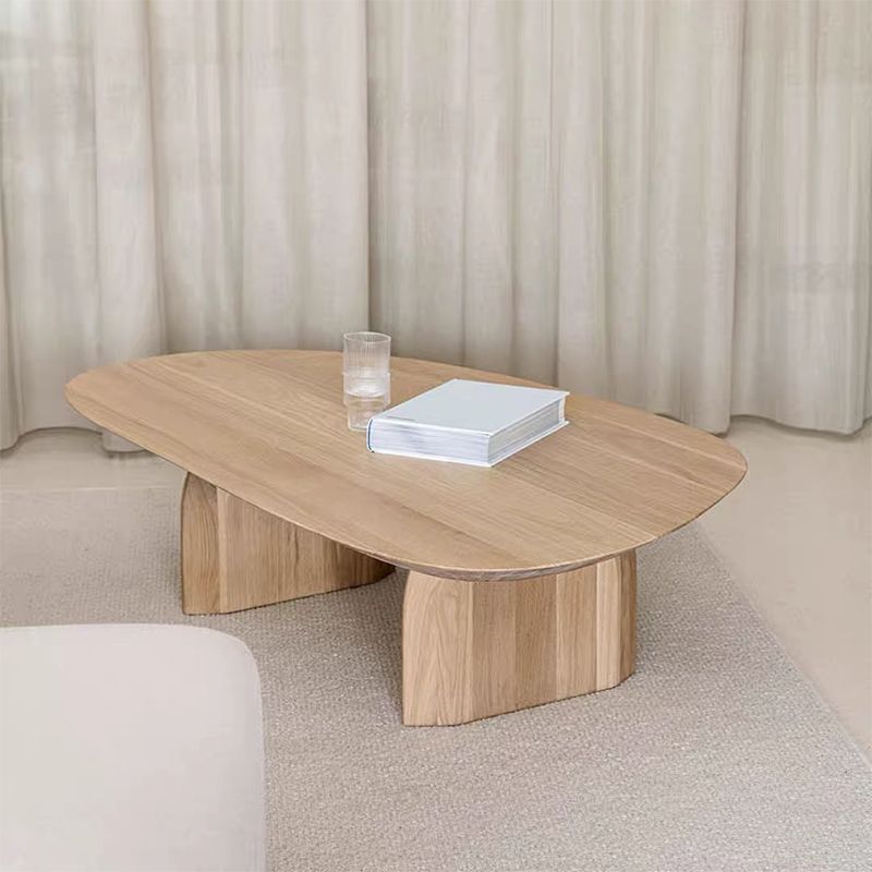 15" H Wood Irregular Cocktail Table Nordic Sled 1 Single Coffee Table Clearhalo 'Coffee & Accent Tables' 'Coffee Tables' 'coffee_tables' 'furn' 'furn_coffee_tables' 'Furniture' 'Living Room Furniture' 1200x1200_8d0cd5ef-51a2-4bd6-80dc-11e17a8dcffb