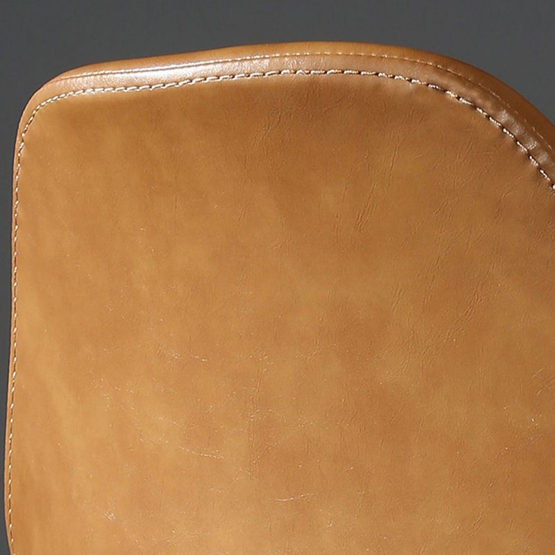 Modern Faux Leather Low Back Bucket Bar Stools with Metal Base Clearhalo 'Bar Furniture' 'Bar Stools' 'bar_stools' 'furn' 'furn_bar_stools' 'Furniture' 'Kitchen & Dining Furniture' 1200x1200_8d0cf427-b254-422b-b981-c1d2c84748a8