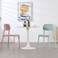 Scandinavian Plastic Kitchen Dining Chair Armless Open Back Chair Clearhalo 'Dining Chairs' 'Dining Tables & Seating' 'dining_chair' 'Furniture' 'furniture_dining_chair' 'Kitchen & Dining Furniture' 1200x1200_8d0cff70-31ee-40bb-9ff9-3848e91e8599