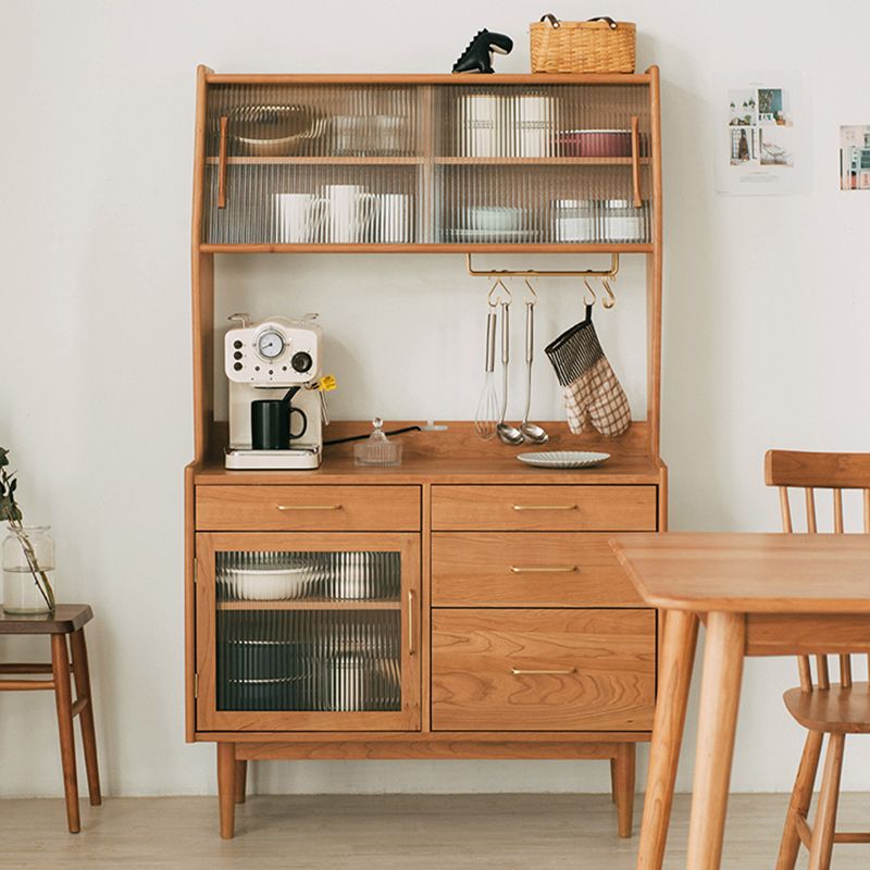 64.96 "H Sideboard zeitgenössischer Stil Masster Holz Speiseselut für Küchen Wohnzimmer